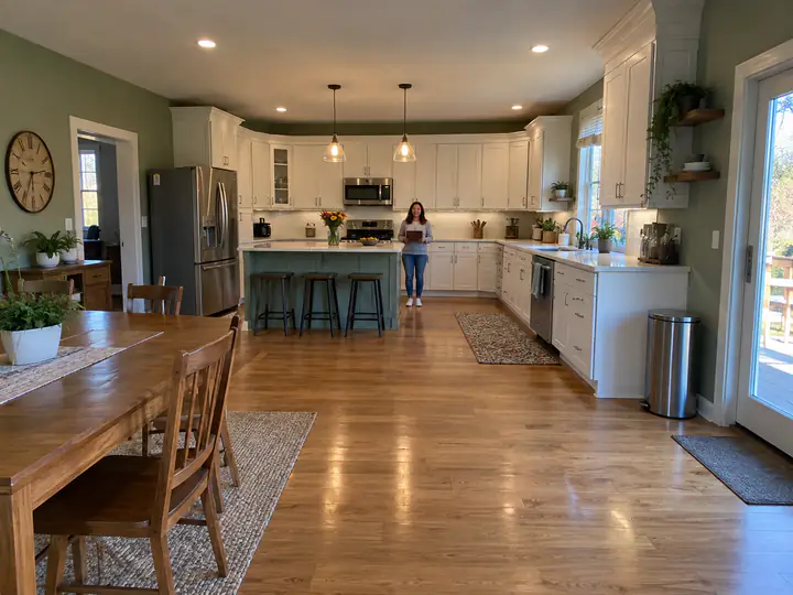 AI-generated wide photo with the intended person tiny in the frame